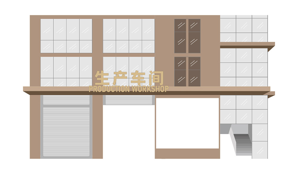 客户验厂参观路线设计-门头美化 客户验厂参观路线设计-门头美化